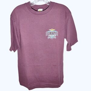 Vtg 1999 Brickyard 400‎ Indianapolis Speedway T Shirt Burgundy Competitor Size L